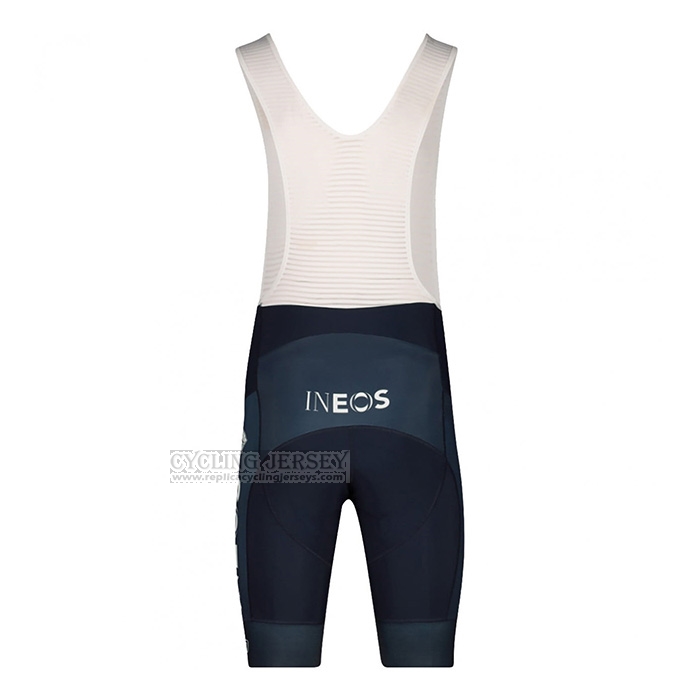 2022 Cycling Jersey Spain Champion Ineos White Red Short Sleeve and Bib Short